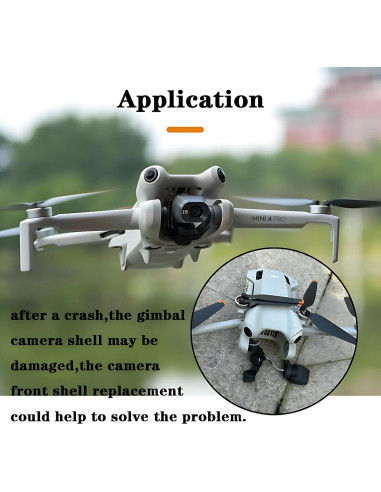 Carcasa Frontal de Cámara Gimbal ZWLLKJGS para DJI Mini 4 Pro