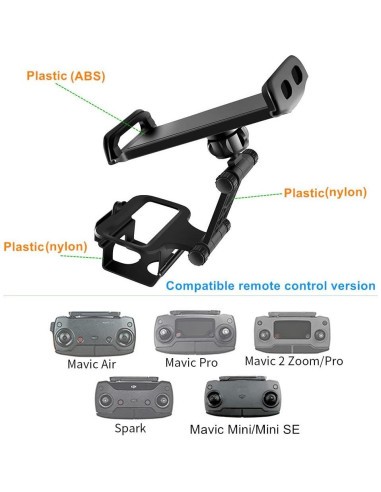 Soporte Frontal para Tablet y Teléfono 4-11" Hanatora MAVIC2-004