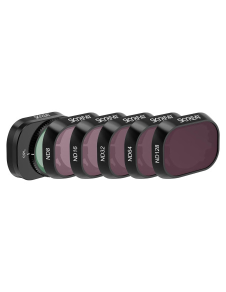 Juego de Filtros ND SKYREAT para DJI Mini 4 Pro - 6 Piezas