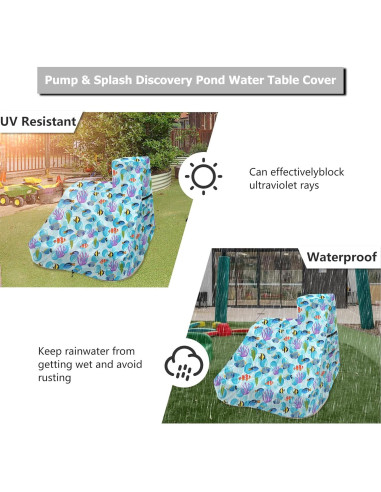 Cubierta de Mesa de Agua Sobana 76x102 cm Anti-UV Mundo Oceánico