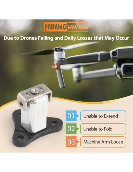 Reemplazo Eje Brazo Frontal DJI Mini 4 Pro y Mini 3 con Herramientas