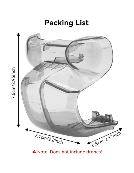 Cubierta de Gimbal Craznick para DJI Mini 4 Pro - Protección Lente