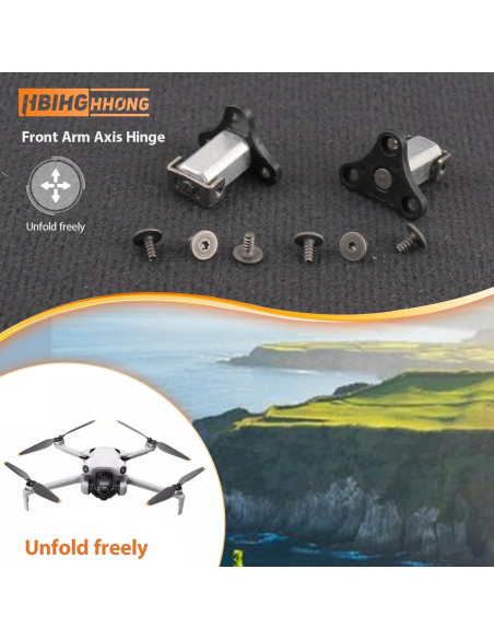 Reemplazo Eje Brazo Frontal DJI Mini 4 Pro Mini 3 + Tornillos