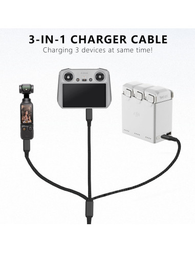 Cargador Rápido USB C 30W Cordro para Drones DJI