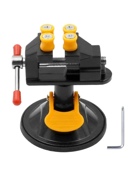 Torno de Mesa Mini Hozzwhoo con Base de Ventosa 360