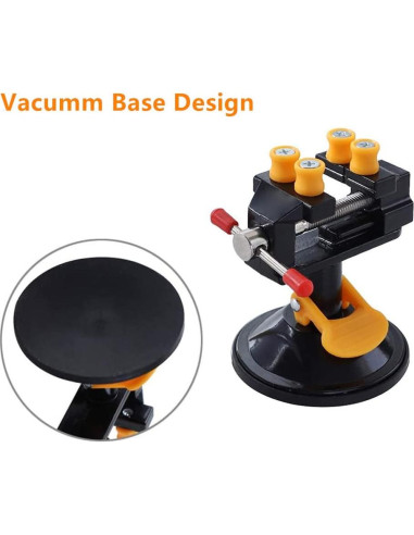 Torno de Mesa Mini Hozzwhoo con Base de Ventosa 360