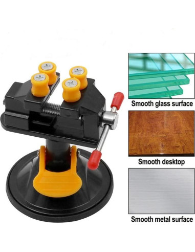 Torno de Mesa Mini Hozzwhoo con Base de Ventosa 360