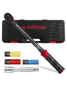 Llave de Torque SUERCUP 1/2" 10-170 ft.lb (13.6-230.5 Nm) 5 PCS