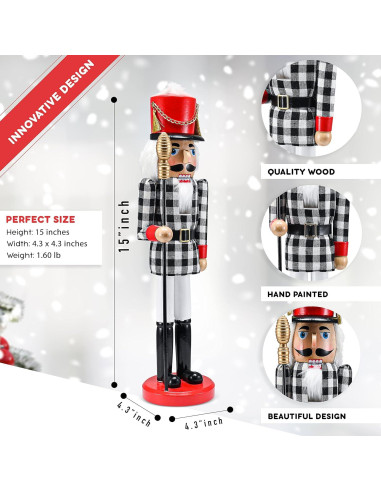 Soldado de Navidad de Madera Ornativity 38 cm Decoración