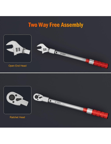 Llave de Torque Ajustable VANPO 1/2" 13.6-230.5 Nm