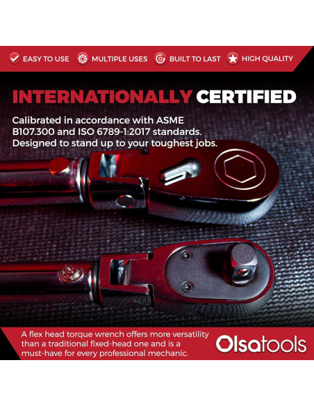 Llave de Torque Click Olsa Tools 1/2" 50-250 ft-lb (68-339 Nm)