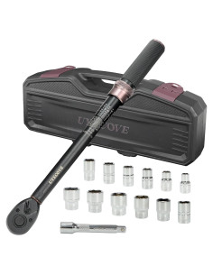 Juego de Llave de Torque UYECOVE 14Pcs 1/2 Pulgada 10-170 ft.lb