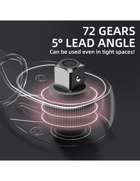 Juego de Llave de Torque UYECOVE 14Pcs 1/2 Pulgada 10-170 ft.lb