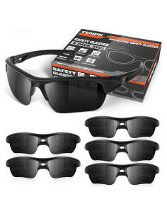 Paquete de 6 Gafas de Seguridad YENPK UV ANSI Z87.1 Resistentes