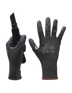Guantes de Trabajo Resistentes a Cortes A4 DINOPRO - 12 Pares
