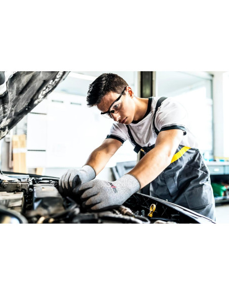 Guantes de Trabajo Radians RWG555 A4 Nitrilo Espumoso - Grande (Paquete de 12)