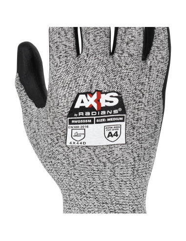 Guantes de Trabajo Radians RWG555 A4 Nitrilo Espumoso - Grande (Paquete de 12)