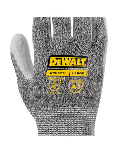 Guante resistente a cortes Dewalt DPG572 - Poliuretano - T. L