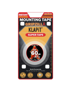 Cinta Nano Doble Cara KLAPiT GRIPZILLA 1 Metro Alta Resistencia