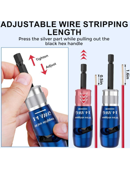 Destripador de Cables Eléctricos Huimpet WRS001 - AWG 14-6