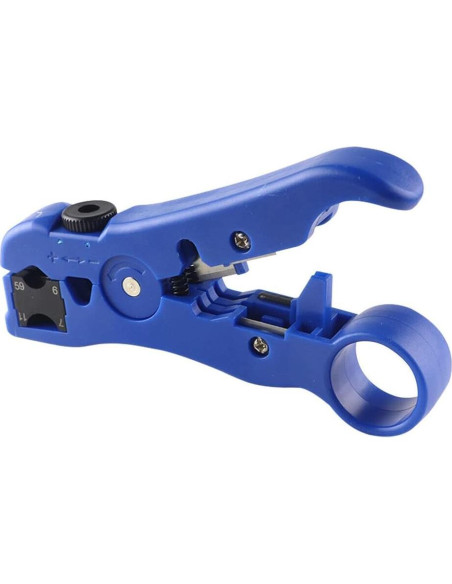 Cortador y Desforrador de Cable Coaxial FLYPIG RG59 RG6 RG7 RG11