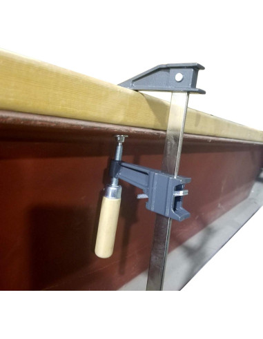 Abrazadera de Barra de Acero EDMBG 15.24 cm para Madera y Metal