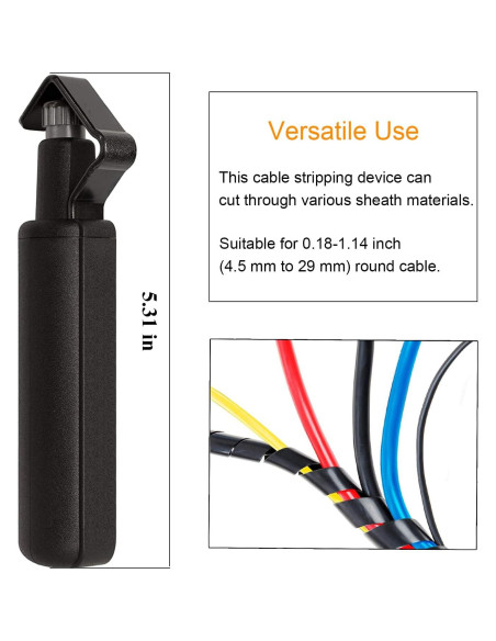 Desforradora de Cable Redondo Groword 4.5-29 mm Ajustable