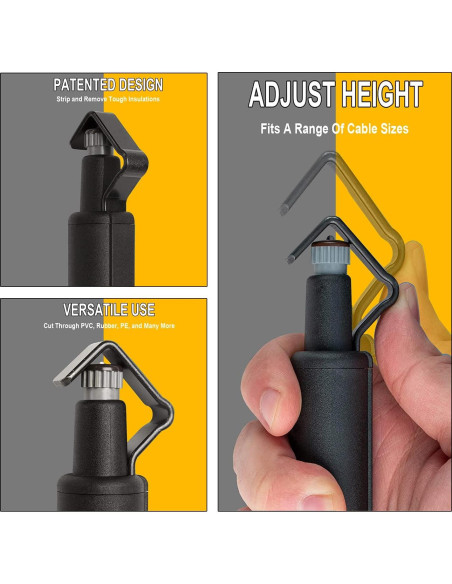 Desforradora de Cable Redondo Groword 4.5-29 mm Ajustable