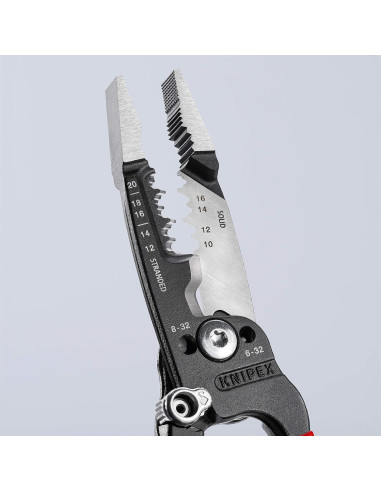 Desforrador de Cables KNIPEX 20.32 cm 13 72 8 Forjado