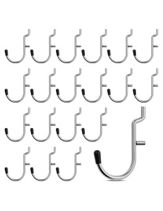 Ganchos J de Tablero de Clavos INCLY 100PCS Alta Resistencia