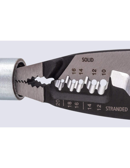 Desforrador de Cables KNIPEX 20.32 cm 13 72 8 Forjado