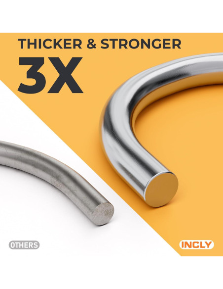 Ganchos J de Tablero de Clavos INCLY 100PCS Alta Resistencia