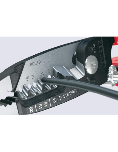 Desforrador de Cables KNIPEX 20.32 cm 13 72 8 Forjado