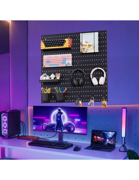 Kit de Paneles de Perforación HENSHOW 4 Unidades 30x30cm