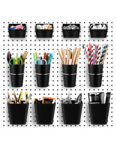Juego de Organizadores para Tablero Perforado Jinei 12 Pcs