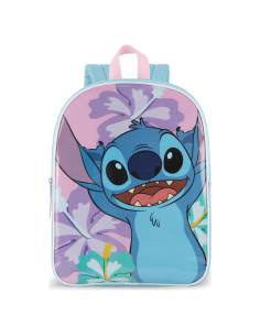 Mochila Lilo y Stitch Rosa para Niñas 38.1 cm con Correas Acolchadas
