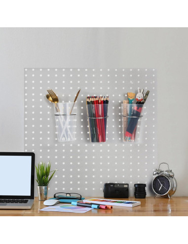 Organizador de Tablero de Clavos Yookeer 20 Pcs Transparente