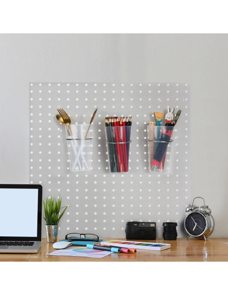 Organizador de Tablero de Clavos Yookeer 20 Pcs Transparente