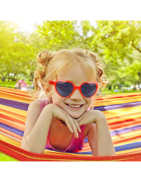 3 Pares de Gafas de Amor con Efecto Corazón - Fiesta Rave