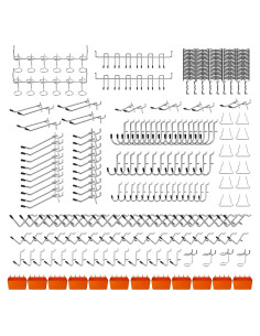 Kit de Ganchos para Tablero de Clavos C&T 278 Piezas 2.21 kg