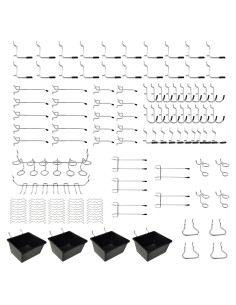 143 Ganchos de Metal BELLO YON para Tablero de Clavos