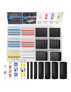 Kit de Conectores de Cable Tanbupu 206PCS Impermeables y Aislados