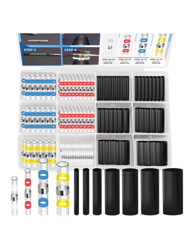 Kit de Conectores de Cable Tanbupu 206PCS Impermeables y Aislados