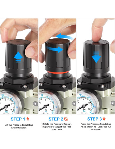 Sistema de Secado de Aire TAILONZ PNEUMATIC 1/2" NPT 240 PSI