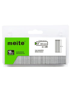 Clavos Brad Galvanizados Meite 18 Gauge 50 mm 1000 Unidades