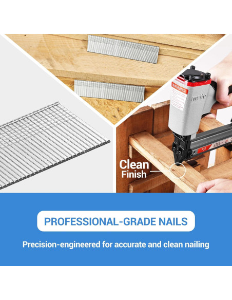 Clavos Brad Galvanizados Meite 18 Gauge 50 mm 1000 Unidades