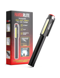 Linterna de bolígrafo recargable Lightbeoneus 800 lúmenes COB