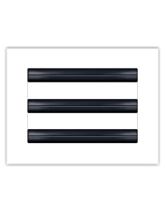 Cubierta de Ventilación de Aire Moderna 8x6 Blanco Texas Buildmart