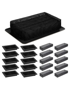 Rejillas de Ventilación para Suelo Therwen 20 Pcs 10x20 cm