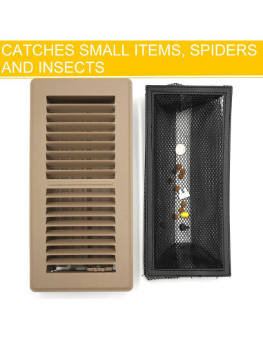 Cubierta de Ventilación de Piso OLA MODERNA 4x12" Negro - Paquete de 5